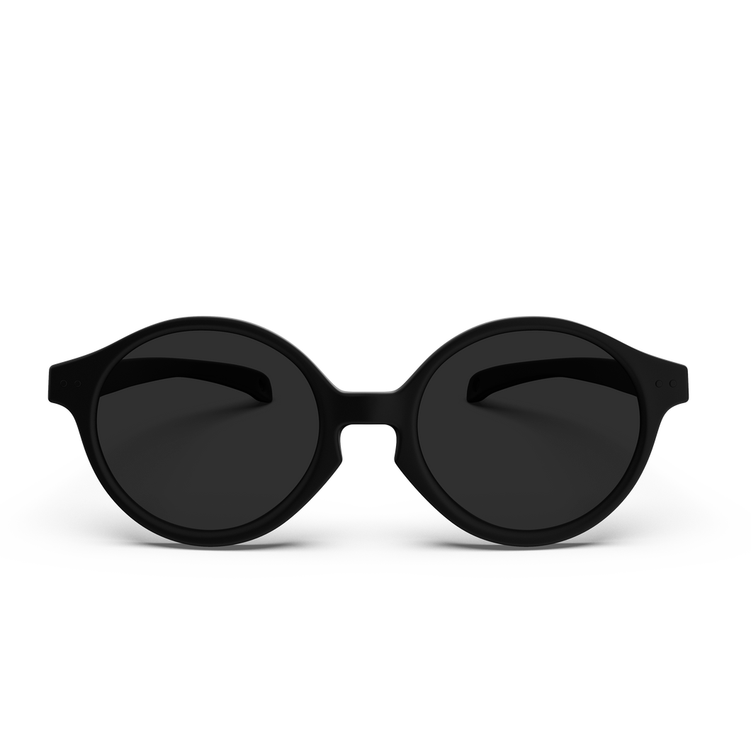 MATTE BLACK T-SHADES WITH STRAP AND CASE | AQUA