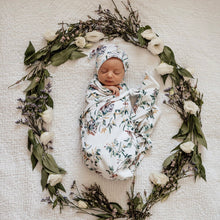 Load image into Gallery viewer, Eucalypt | Baby Jersey Wrap &amp; Beanie Set
