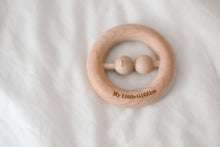 Load image into Gallery viewer, Raw Beech Wood Rattle
