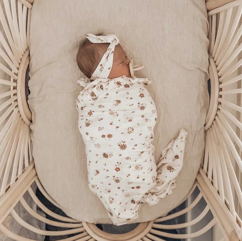 FLORA BAMBOO STRETCH SWADDLE